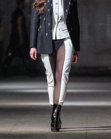 PHASE Contrast - Bicolor technical mesh leggings