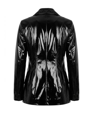 VOW Blazer - Sharp-shouldered tailored blazer with hardware