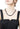 Model wearing black curb chain necklace, unisex stainless steel jewelry by MYL BERLIN