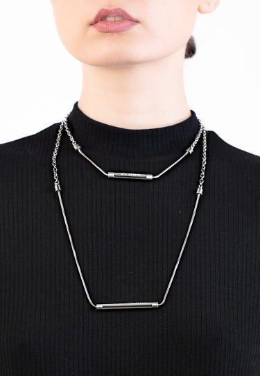 Double Wrap Chain Tube Necklace - MYL BERLIN - 4260654111484 - 4260654111484