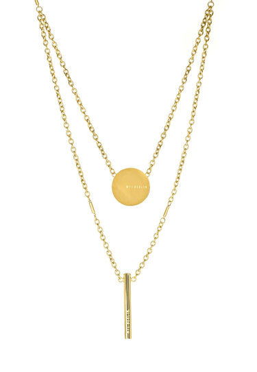Layered Round Necklace "Mirror Locket" - MYL BERLIN - 4260654111439 - 4260654111439