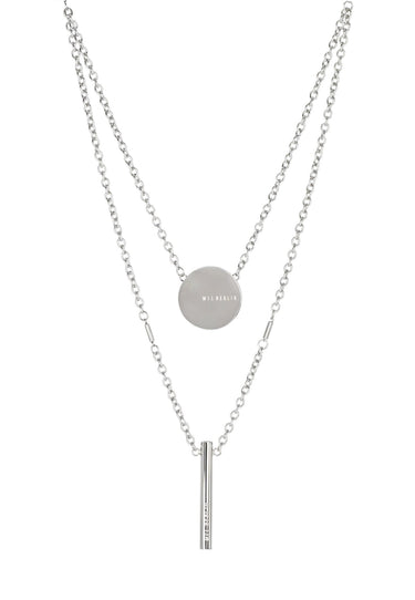 Layered Round Necklace "Mirror Locket" - MYL BERLIN - 4260654111446 - 4260654111446