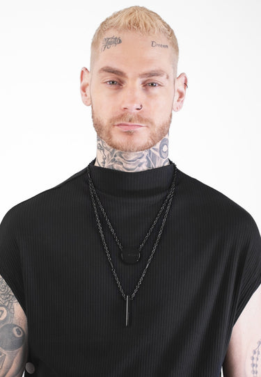 Layered Round Necklace "Mirror Locket" - MYL BERLIN - 4260654111453 - 4260654111453