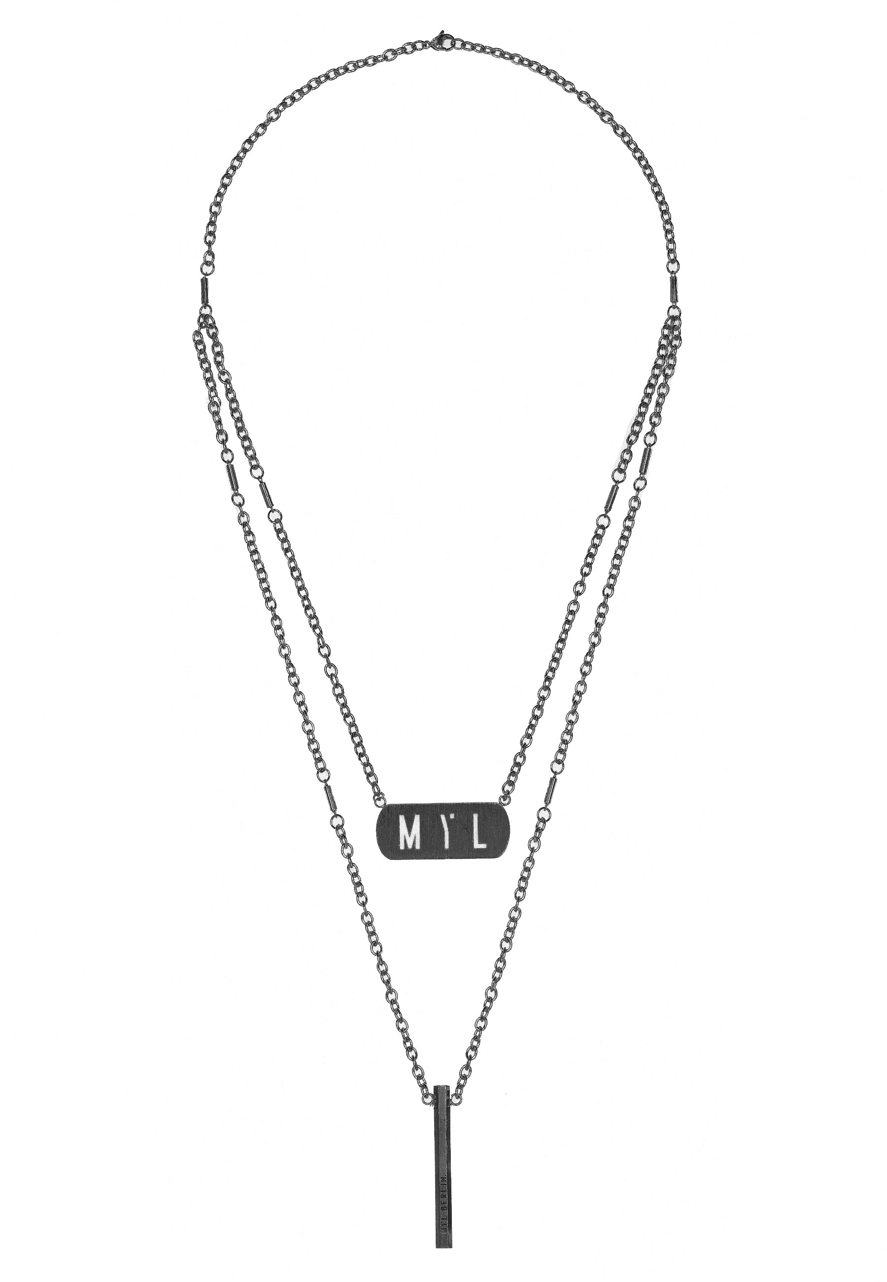 Layered Cable Chain “MYL Necklace”