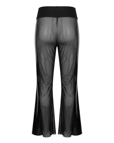 PHANTOM Flare - Dramatic mesh flared trousers