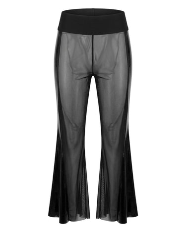 PHANTOM Flare - Dramatic mesh flared trousers
