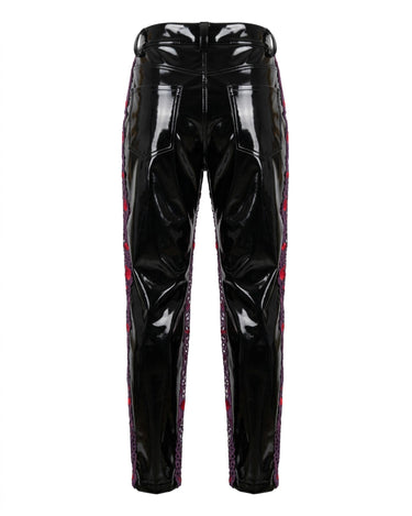 OATH Hybrid Pant - Organic leather and lace trousers