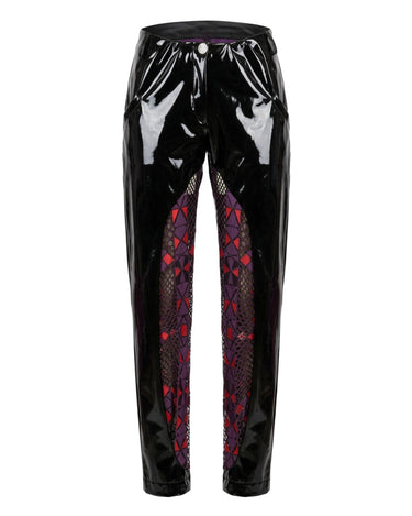 OATH Hybrid Pant - Organic leather and lace trousers