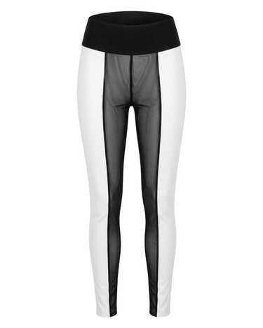 PHASE Contrast - Bicolor technical mesh leggings