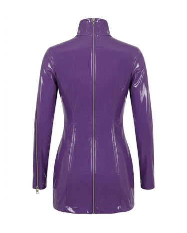 OATH Cipher Dress - Technical patent zip-up mini dress