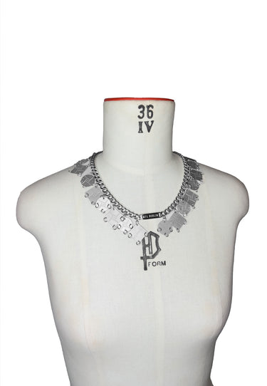 CURB CHAIN NECKLACE “FRACTURE”