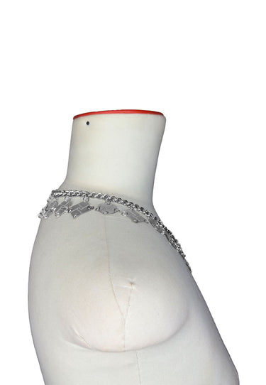 CURB CHAIN NECKLACE “FRACTURE”