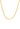 Detail of Gold curb chain links in stainless steel, modern unisex necklace by MYL BERLIN