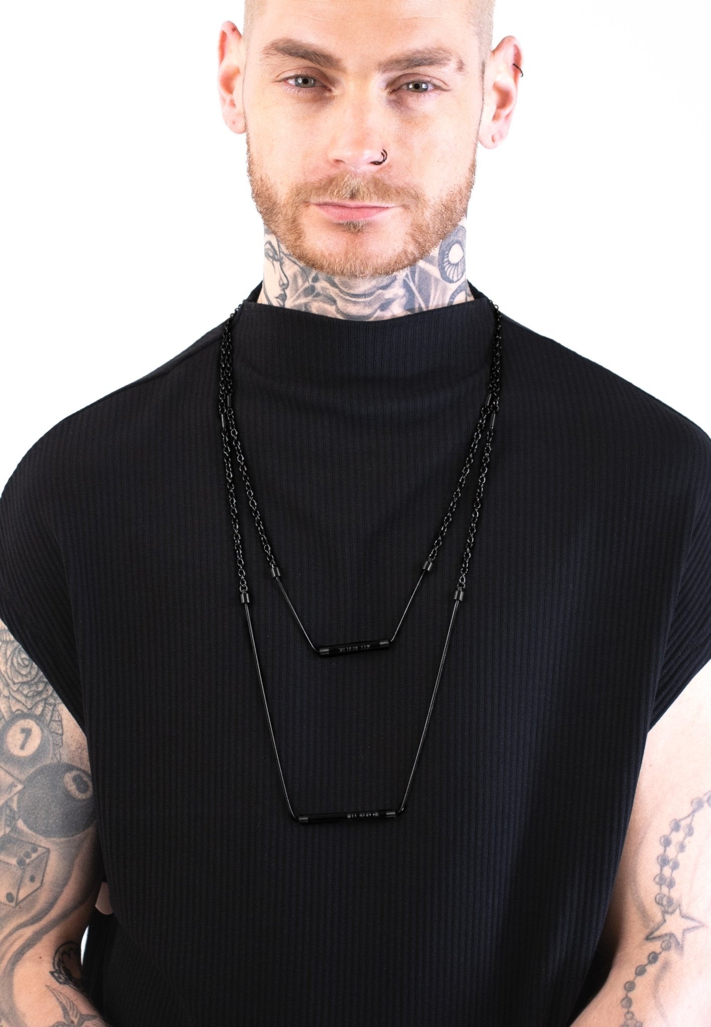 Layered Chain Tube Necklace - MYL BERLIN - 4260654111514 - 4260654111514