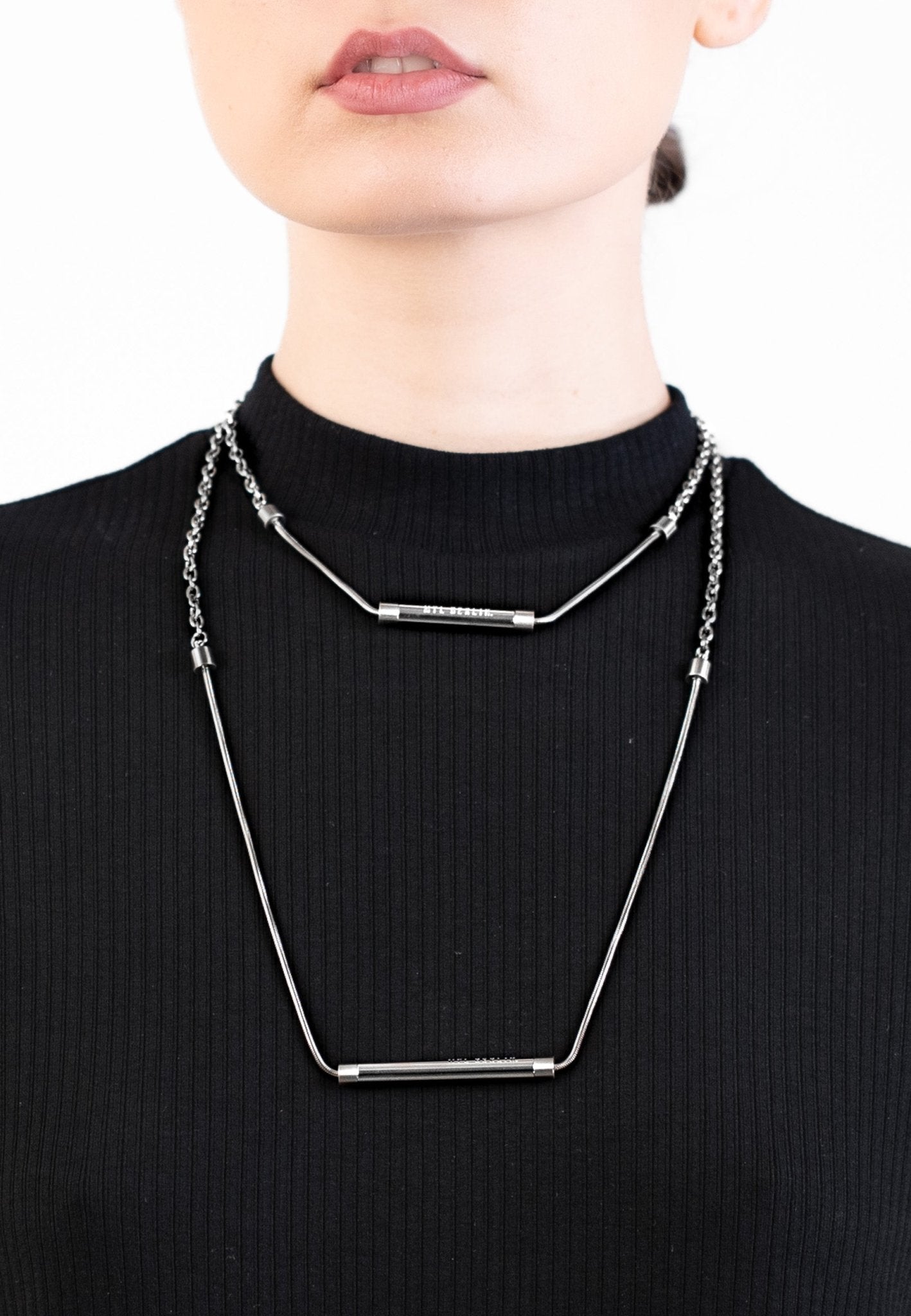Double Wrap Chain Tube Necklace – MYL BERLIN