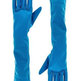 Long Leather Gloves With Elegenat Hole Pattern - MYL BERLIN - 4260654112832