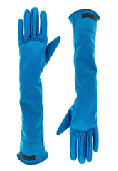Long Leather Gloves With Elegenat Hole Pattern - MYL BERLIN - 4260654112832